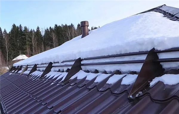 Снегозадержание на крыше