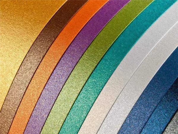 Цветные металлизированные бумаги Маджестик для печати визиток
