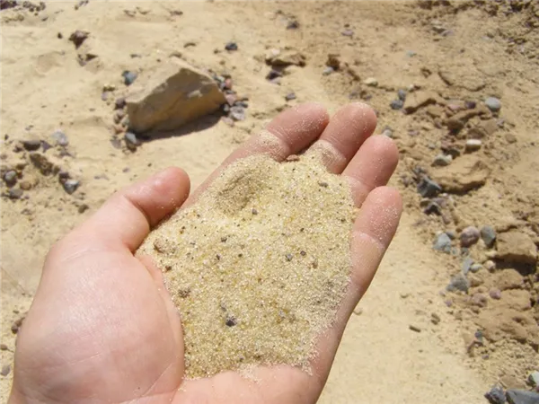 Внешний вид крупного песка