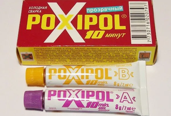 Клей POXIPOL эпоксидный прозрачный 