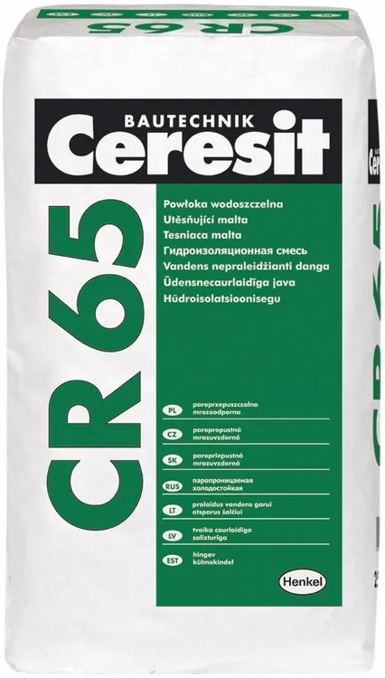 Ceresit CR 65 Waterproof цементная гидроизоляционная масса (5 кг)