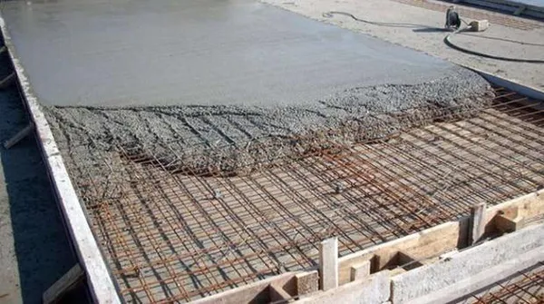заливка бетона