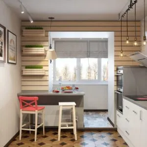 Можно ли делать кухни на балконе или лоджии?