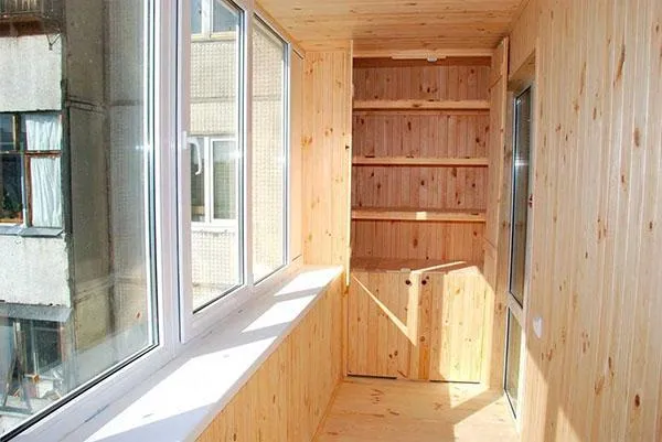 деревянная вагонка для балкона