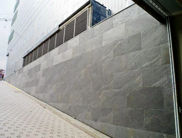 Облицовка здания каменным шпоном