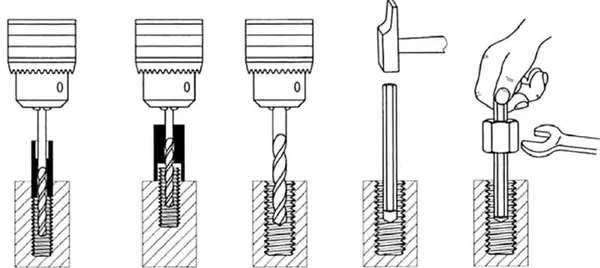 В некоторых моделях экстрактор механическим способом проникает внутрь шурупа или винта