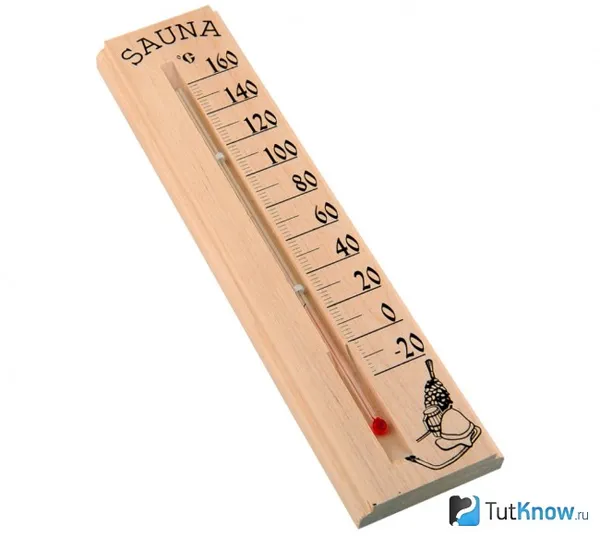 Капиллярный термометр для бани