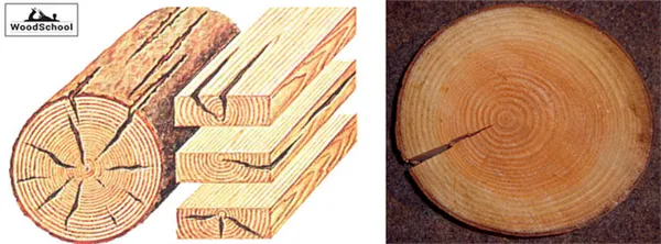 трещины при сушке древесины