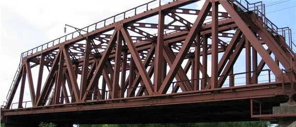 балка металлическая - мост