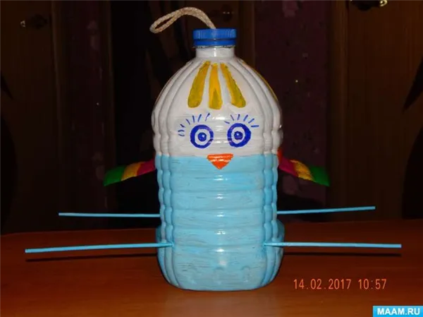 кормушка из пластиковой бутылки 5 литров