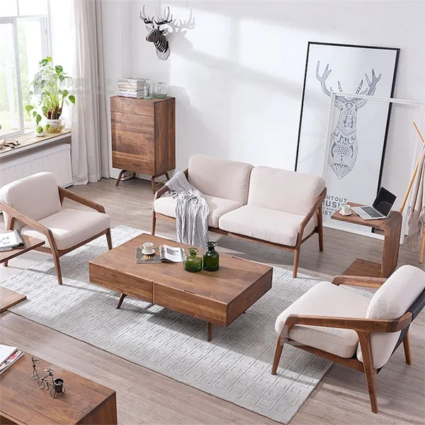 Деревянная мебель в скандинавском дизайне