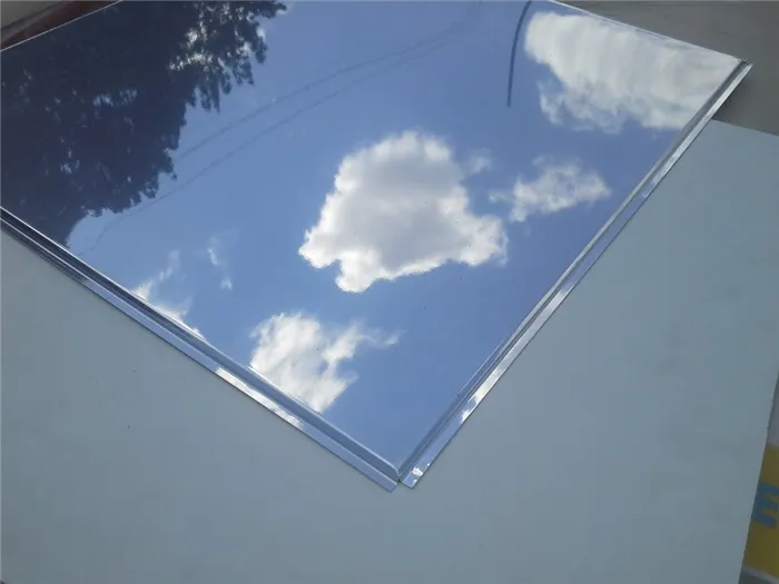 Зеркальная плита с кромкой