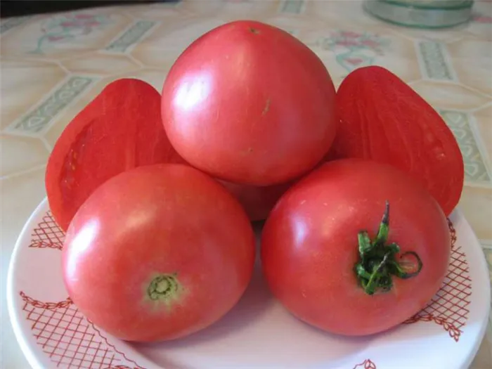 Обские Купола томат f1 в разрезе