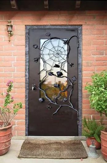 Железная дверь своими руками со стеклом
