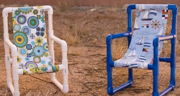 Еще один вариант ярких детских садовых стульчиков