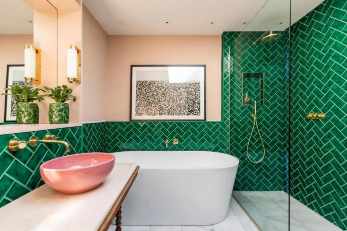 Стильное цветовое решение для ванной комнаты