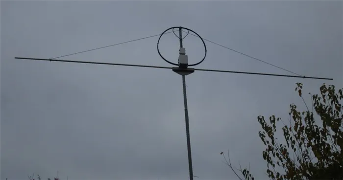 Установленная антенна для радио