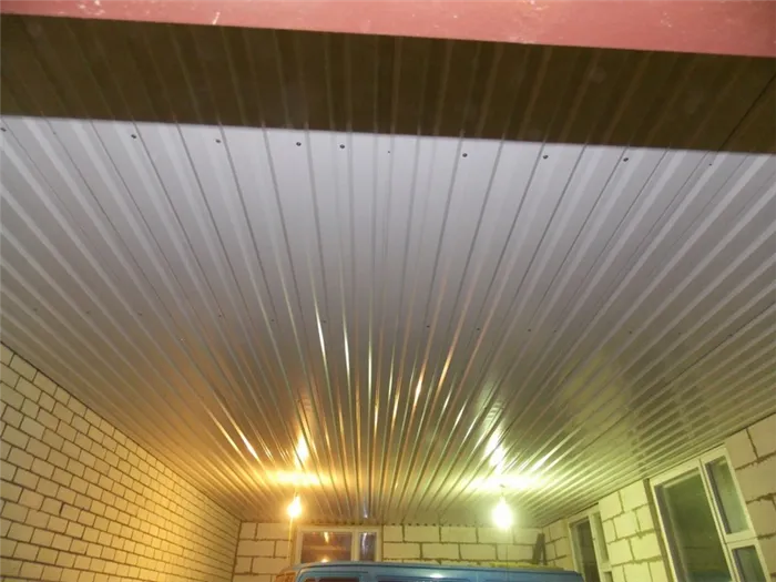 Схема освещения гаража 