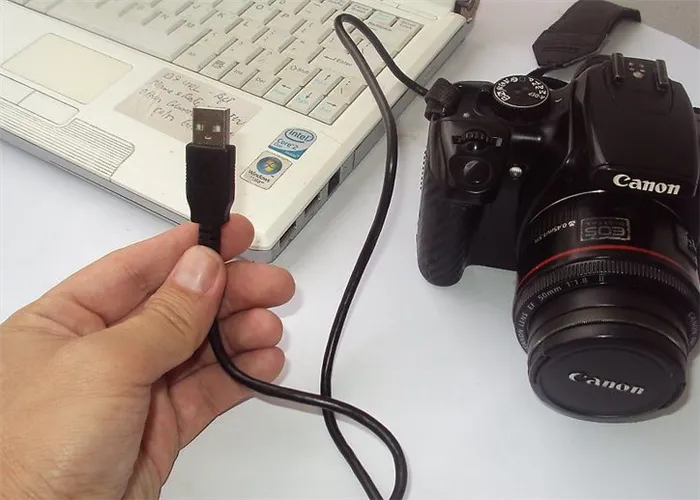 Перенос фото на компьютер при посмощи USB