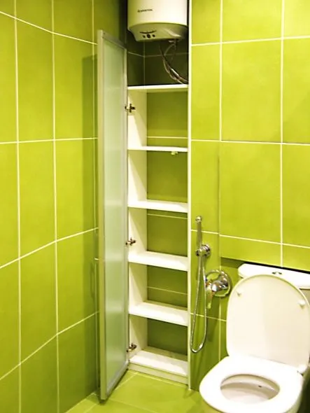 Шкафчик в туалет со съемными дверями