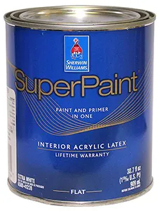 Sherwin Williams SuperPaint Interior Latex Flat – суперстойкая и укрывистая