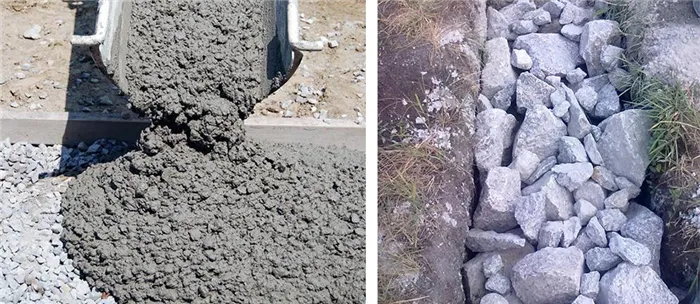 Два типа бетона для ленточного фундамента