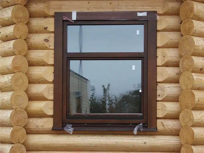 Монтаж пластиковых окон в деревянном доме