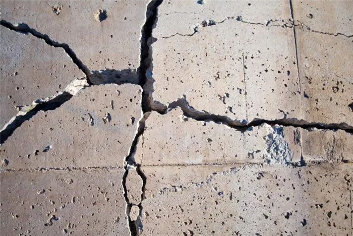 как и почему разрушается бетонный пол