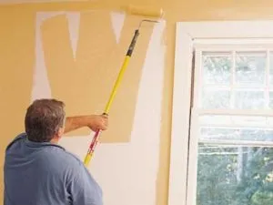 Порядок покраски стен валиком