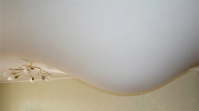Как слить воду с натяжного потолка самостоятельно