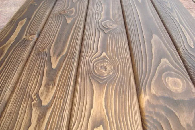 Текстура брашированной древесины