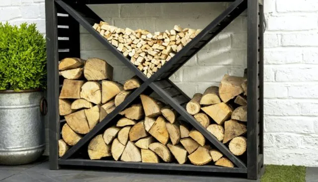 Как сделать навес для дров: из профильной трубы, поддонов, дерева