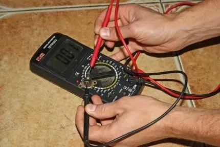 Проверка электрики газового котла мультиметром