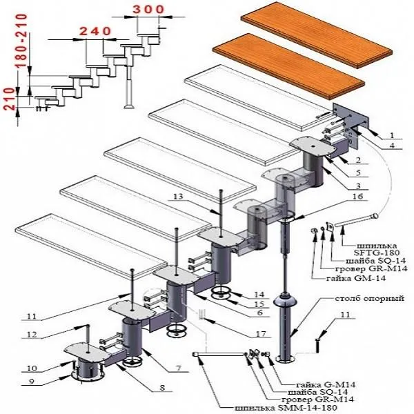 Монтаж чердачной лестницы инструкция 2