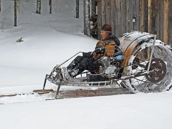 Фотогалерея Снегоходы из мотоциклов - фото 13