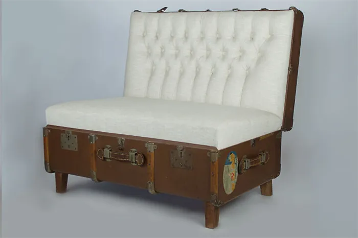 Оригинальное кресло из старого сундука своими руками