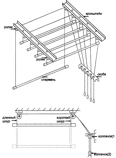 картинка схема устройства балконной «лианы»