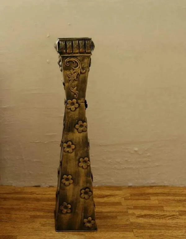 декор напольной вазы своими руками, фото 55