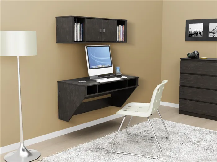 fascinating-furniture-ikea-wooden-computer-desks-for-small-spaces-home-office-with-black-wooden-cabinet-4-drawer-above-wood-floor-and-black-wooden-floating-computer-desk-be-equipped-storage-shelves-al