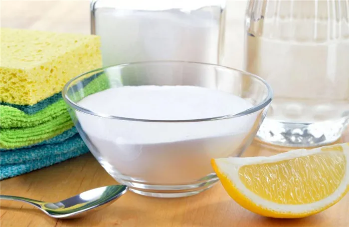 сода, лимонная кислота для чистки швов плитки