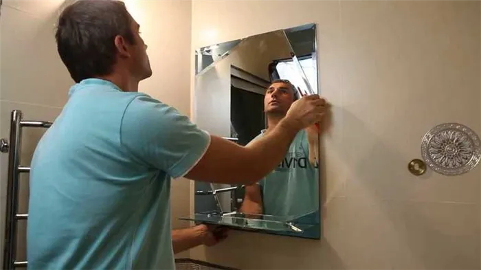 Способы повесить зеркало