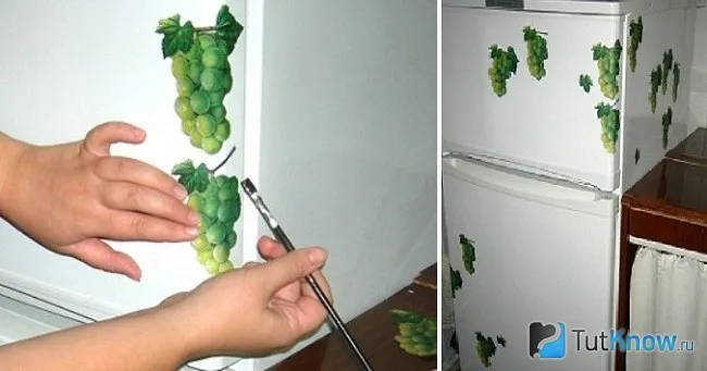 Пошаговое декорирование холодильника декупажом