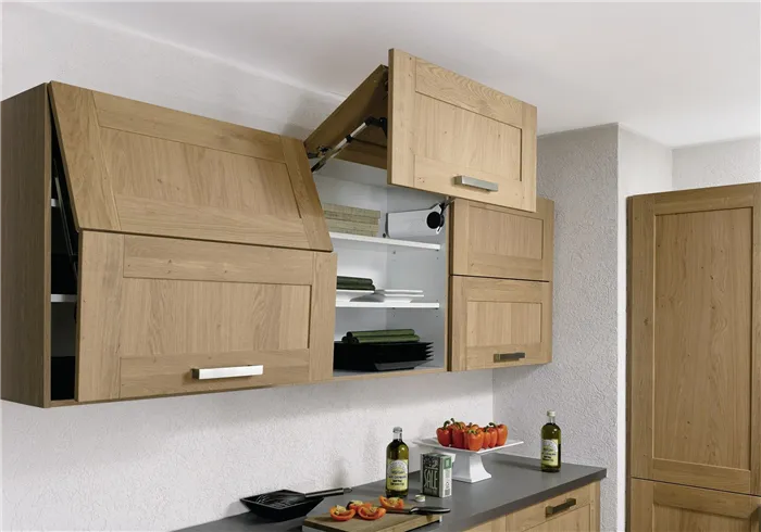 навесные шкафы на кухне фото оформления