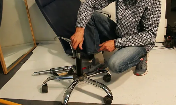 ремонт компьютерного кресла
