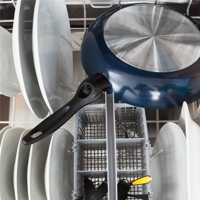 Сковорода в посудомойке так можно ли мыть тефлон или чугун в ПММ Какие сковородки можно мыть в посудомоечной машине
