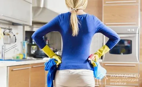 Как отмыть кухонный гарнитур от жира в домашних условиях Чем отмыть кухонный гарнитур