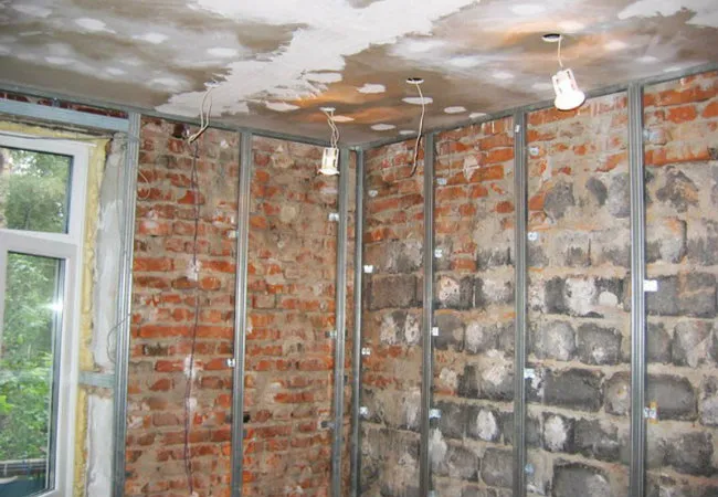 Как приклеить закрепить гипсокартон к бетонной стене пошаговая инструкция Как приклеить гипсокартон к стене