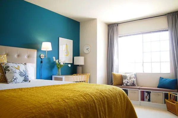 Горчичный цвет в интерьере примеры оформления кухни спальни и гостиной С чем сочетается горчичный цвет в интерьере