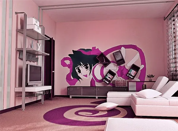 Комната в стиле аниме молодежный интерьер в духе японских комиксов Как украсить комнату в стиле аниме