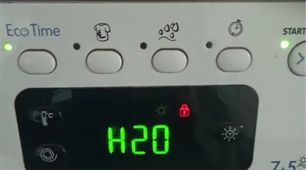 Ошибка H20 на дисплее стиральной машины Indesit описание причина устранение Индезит ошибка н20 что делать
